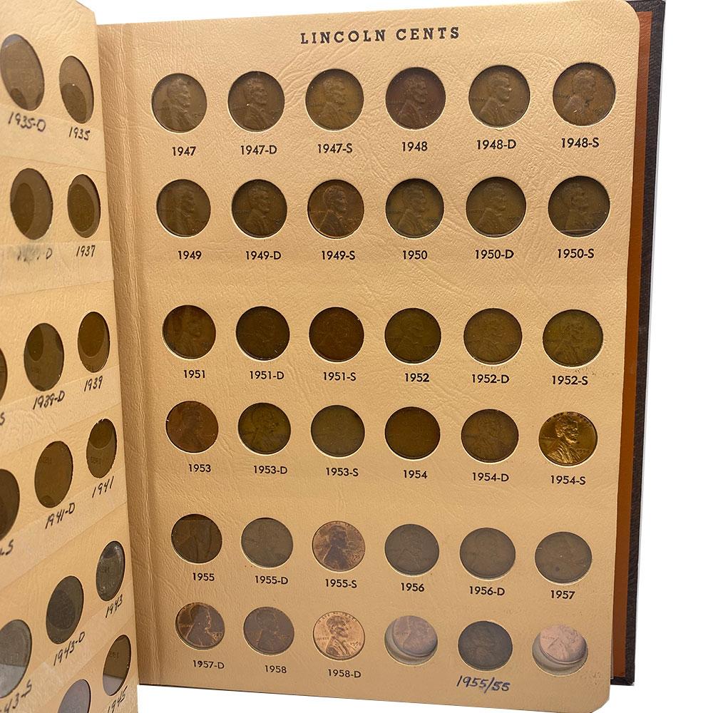 Dansco Coin Album for Lincoln Cents - 1909-1995 with proofs