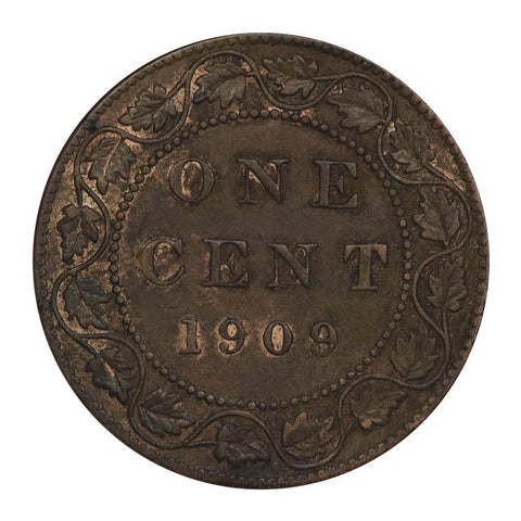 1909 Canada Large Cent Ottowa Mint - Brown Uncirculated