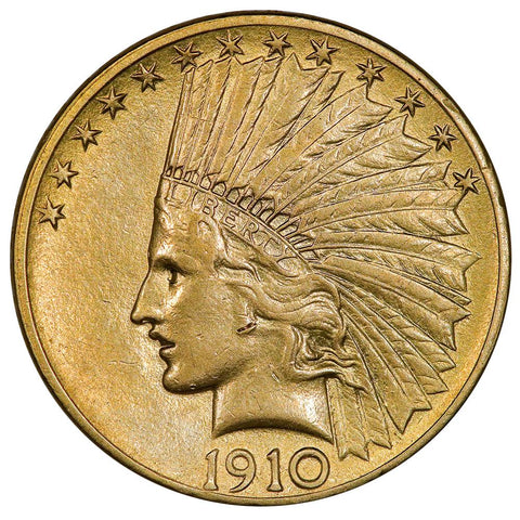 1914 $10 Indian Gold Coin - Very Fine - Amazingly Low Premium