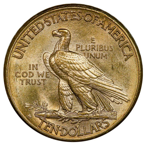 1910-D $10 Indian Gold Coin - About Uncirculated+
