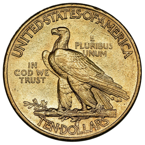 1911 $10 Indian Gold Eagle Coin - About Uncirculated