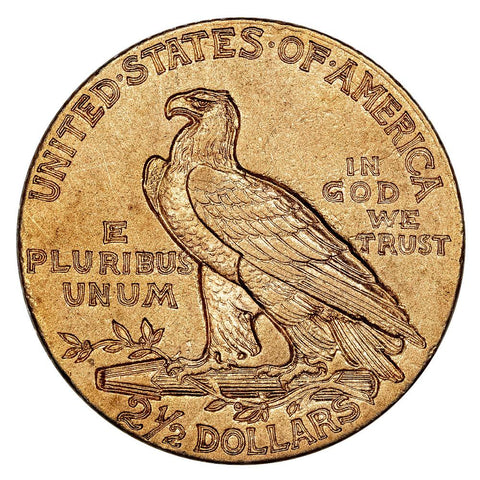 1911 $2.5 Indian Quarter Eagle Gold Coin - About Uncirculated