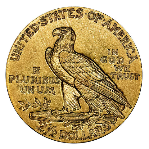 1911 $2.5 Indian Quarter Eagle Gold Coin - About Uncirculated