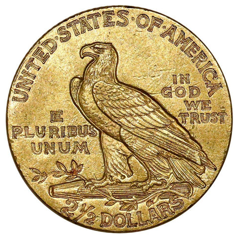 1911 $2.5 Indian Quarter Eagle Gold Coin - About Uncirculated