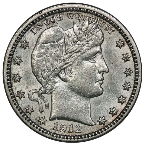 1912 Barber Quarter - About Uncirculated