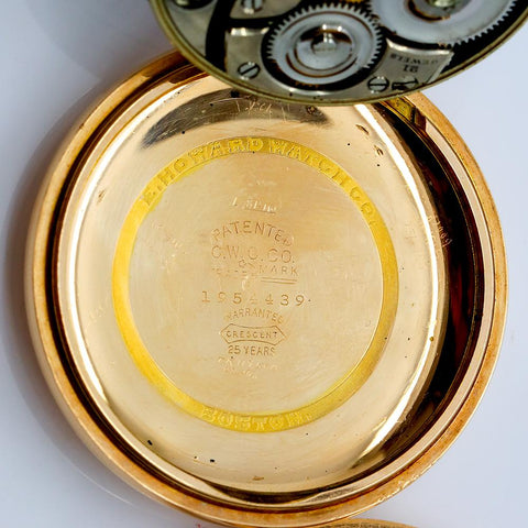 1912 E. Howard Railroad Pocket Watch - Grade Series 1, Model 1907, 21 Jewel, Size 16s