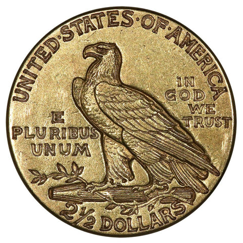 1913 $2.5 Indian Quarter Eagle Gold Coin - About Uncirculated