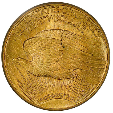 1913 $20 Saint Gold Double Eagle - PCGS MS 62 - Brilliant Uncirculated