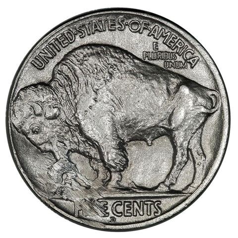 1913-D Type 2 Buffalo Nickel - About Uncirculated Details