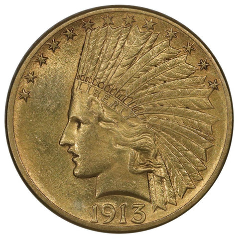 1913-S $10 Indian Gold Coin - About Uncirculated