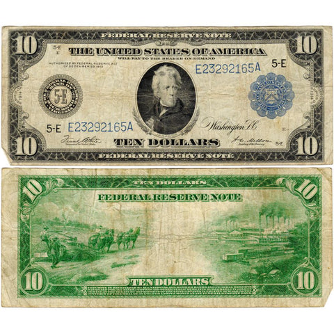 1914 $10 Federal Reserve Bank of Richmond Fr. 923 - Fine