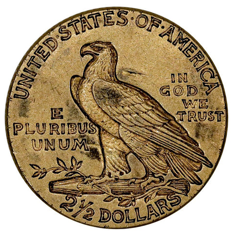 1914 $2.5 Indian Quarter Eagle Gold Coin - Extremely Fine