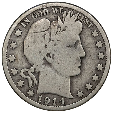 1914 Barber Half Dollar - Good