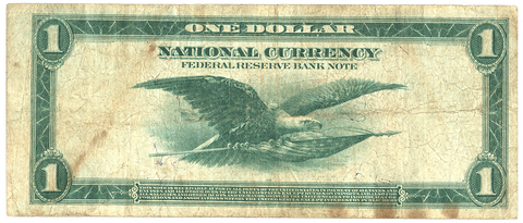 1918 $1 Cleveland Federal Reserve Bank Note FR. 720 - Fine