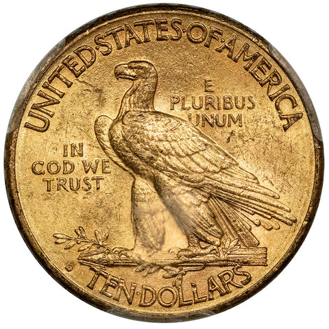 1914-D $10 Indian Gold Coin - PCGS MS 63 - Choice Brilliant Uncirculated