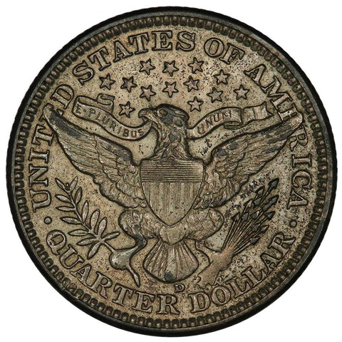 1914-D Barber Quarter - About Uncirculated
