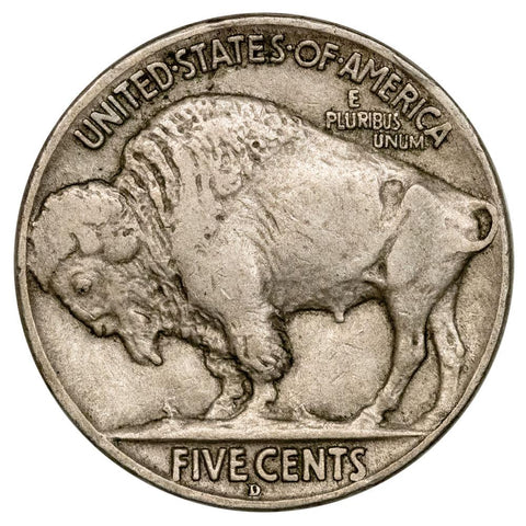 1914-D Buffalo Nickel - Very Fine - Tougher Date
