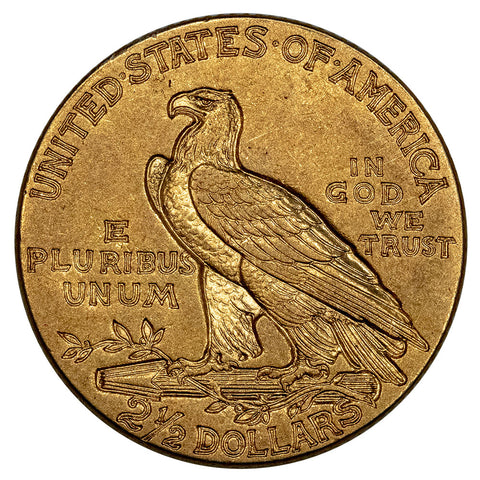 1915 $2.5 Indian Quarter Eagle Gold Coin - About Uncirculated