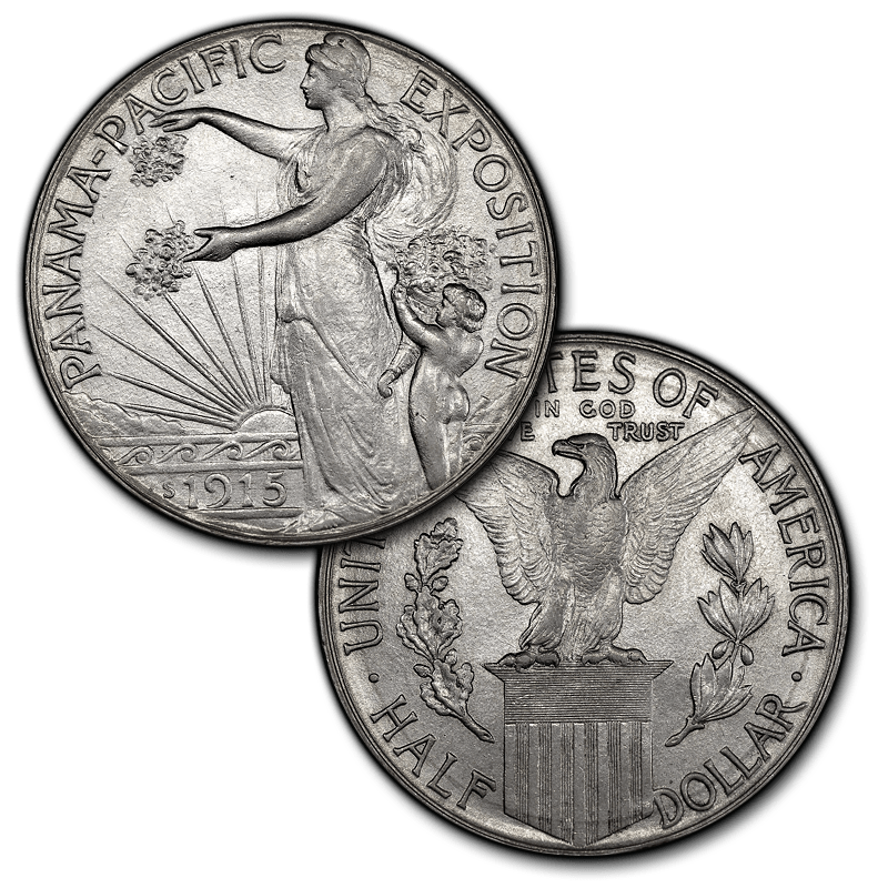 1915-S Panama-Pacific Silver Commemorative Half Dollar