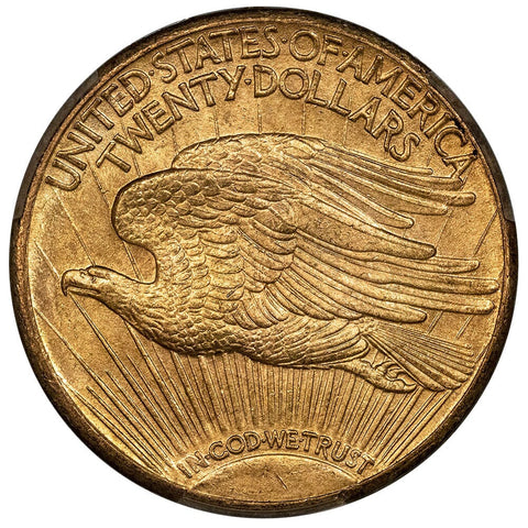 1915-S $20 Saint Gauden's Gold Double Eagle - PCGS MS 62