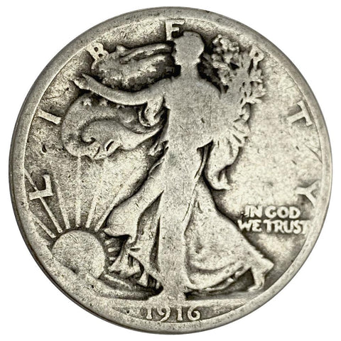1916 Walking Liberty Half Dollar - Good
