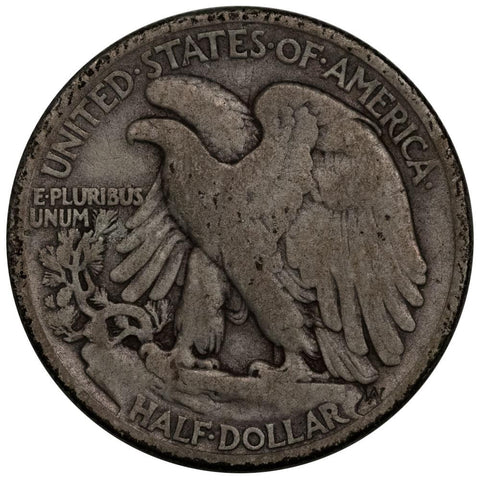 1916-S Walking Liberty Half Dollar - Good+