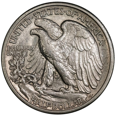 1916-S Walking Liberty Half Dollar - About Uncirculated