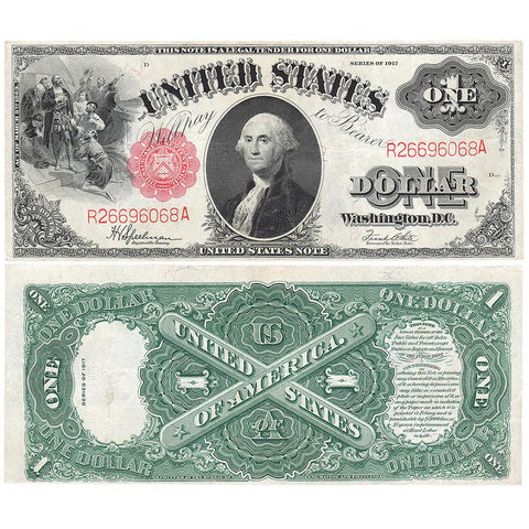 1917 "Sawhorse" $1 Legal Tender Note - Fr. 39 - Extremely Fine+