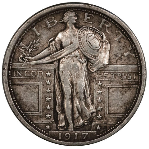 1917 Type-1 Standing Liberty Quarter - Extremely Fine