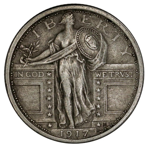 1917 Ty. 1 Standing Liberty Quarter - Extremely Fine