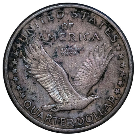 1917 T.1 Standing Liberty Quarter - Extremely Fine Details