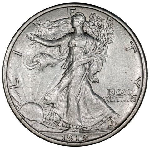 1919-S Walking Liberty Half Dollar - Extremely Fine