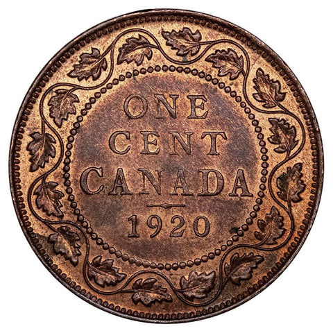 1920 Canada Large Cent KM.21 - Red & Brown Uncirculated