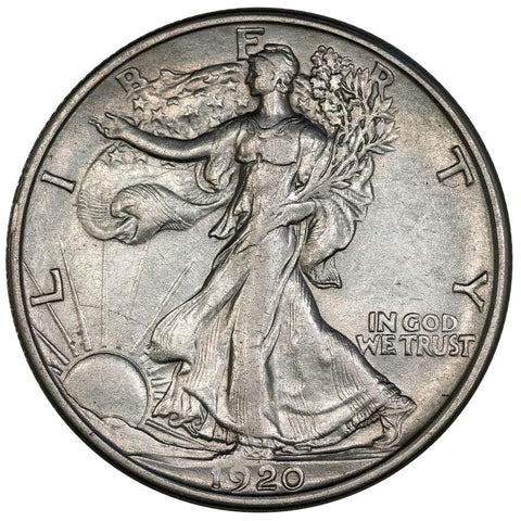 1920-D Walking Liberty Half Dollar - Extremely Fine