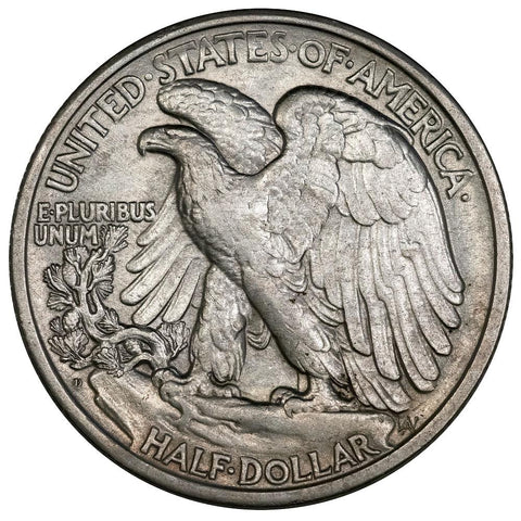 1920-D Walking Liberty Half Dollar - Extremely Fine