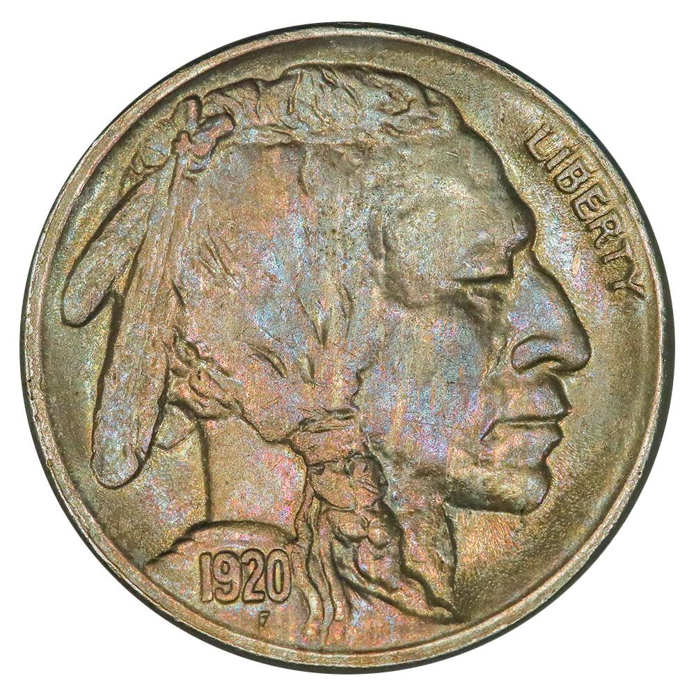 1920 S Buffalo Nickel About Uncirculated