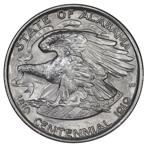 1921 Alabama Silver Commemorative Half Dollar - Brilliant Uncirculated