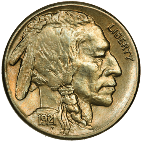 1921-S Buffalo Nickel - Choice About Uncirculated