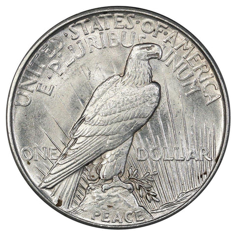 1921 High Relief Peace Dollar - Choice About Uncirculated