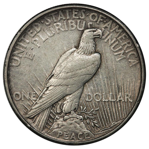 1921 High Relief Peace Dollar - Very Fine