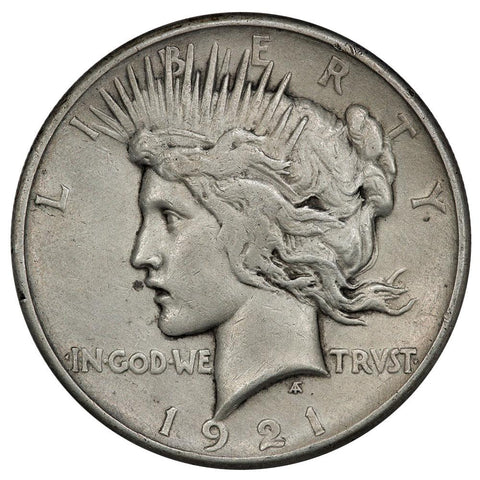 1921 High Relief Peace Dollar - Very Fine Detail
