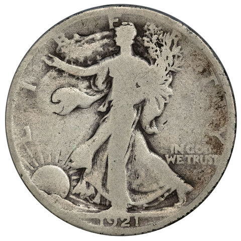 1921 Walking Liberty Half Dollar - Good
