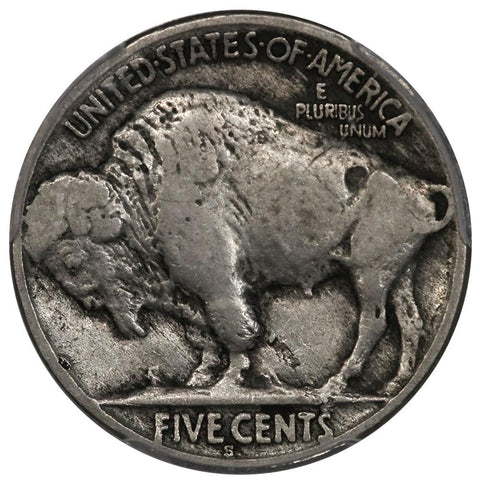 1921-S Buffalo Nickel - PCGS F 12 - Fine