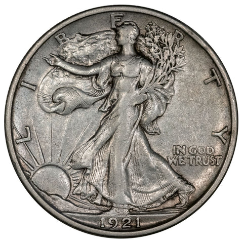 1921-S Walking Liberty Half Dollar - Very Fine+