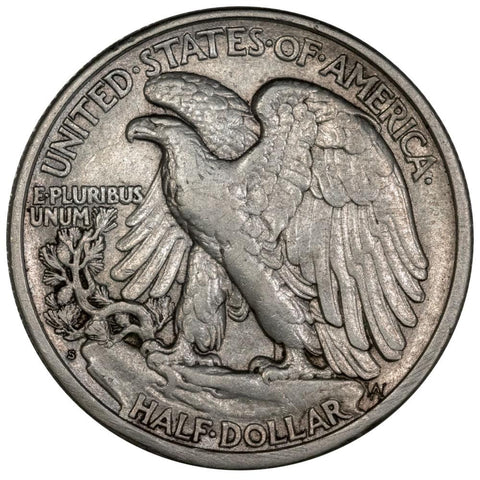 1921-S Walking Liberty Half Dollar - Very Fine+