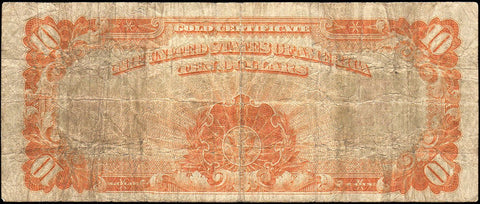 1922 $10 Gold Certificate Speelman/White (FR. 1173) ~ Very Good+
