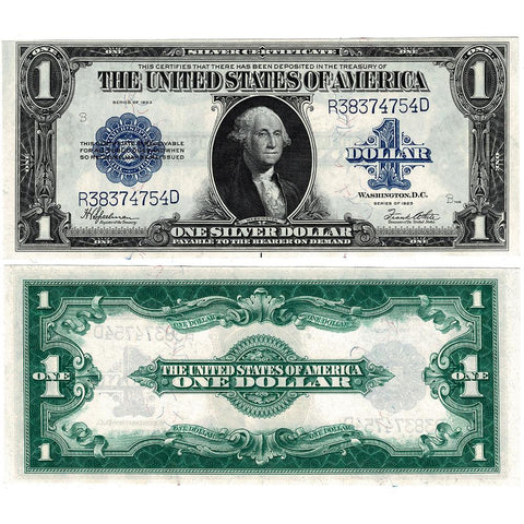 1923 $1 U.S. Large Size Silver Certificates Fr. 237 - Crisp Uncirculated