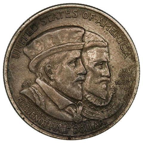 1924 Huguenot-Walloon Silver Commemorative Half Dollar - Extremely Fine