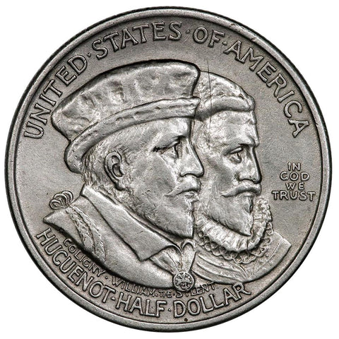 1924 Huguenot-Walloon Silver Commemorative Half Dollar - Extremely Fine Detail