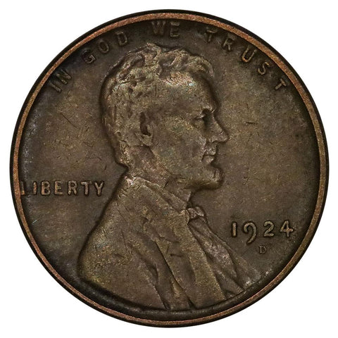 1924-D Lincoln Wheat Cent - Very Fine